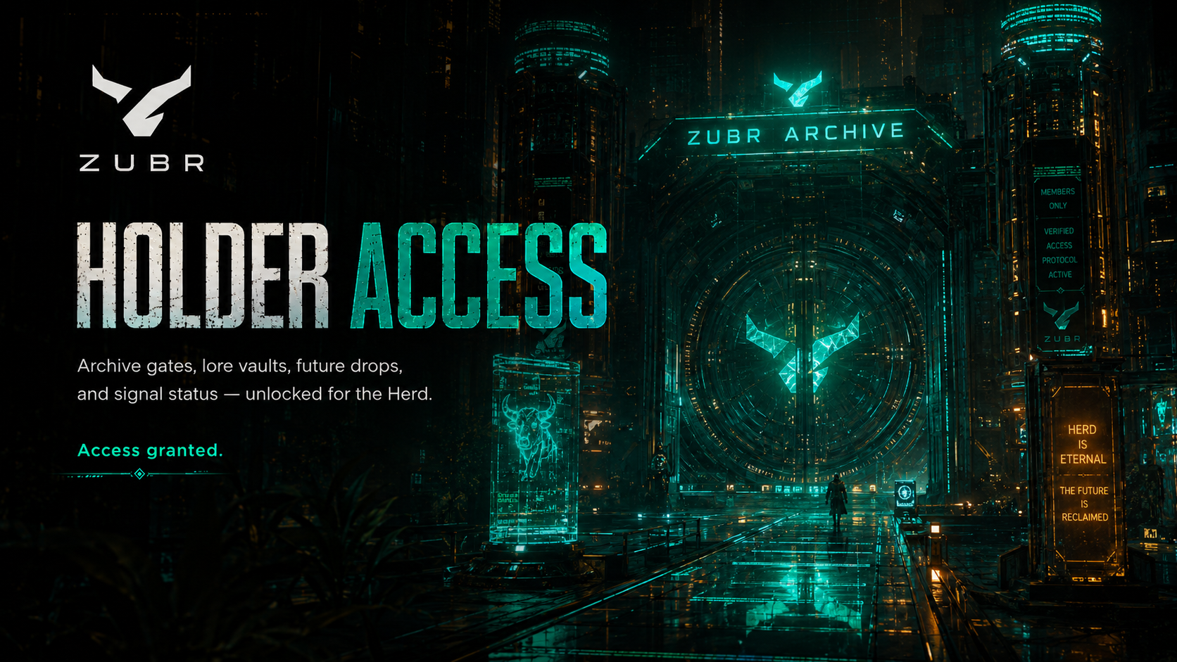 Holder access to ZUBR Archive